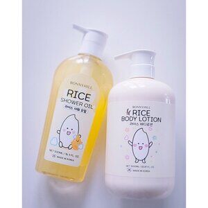 Bonnyhill Rice Shower Oil & Rice Body Lotion Set